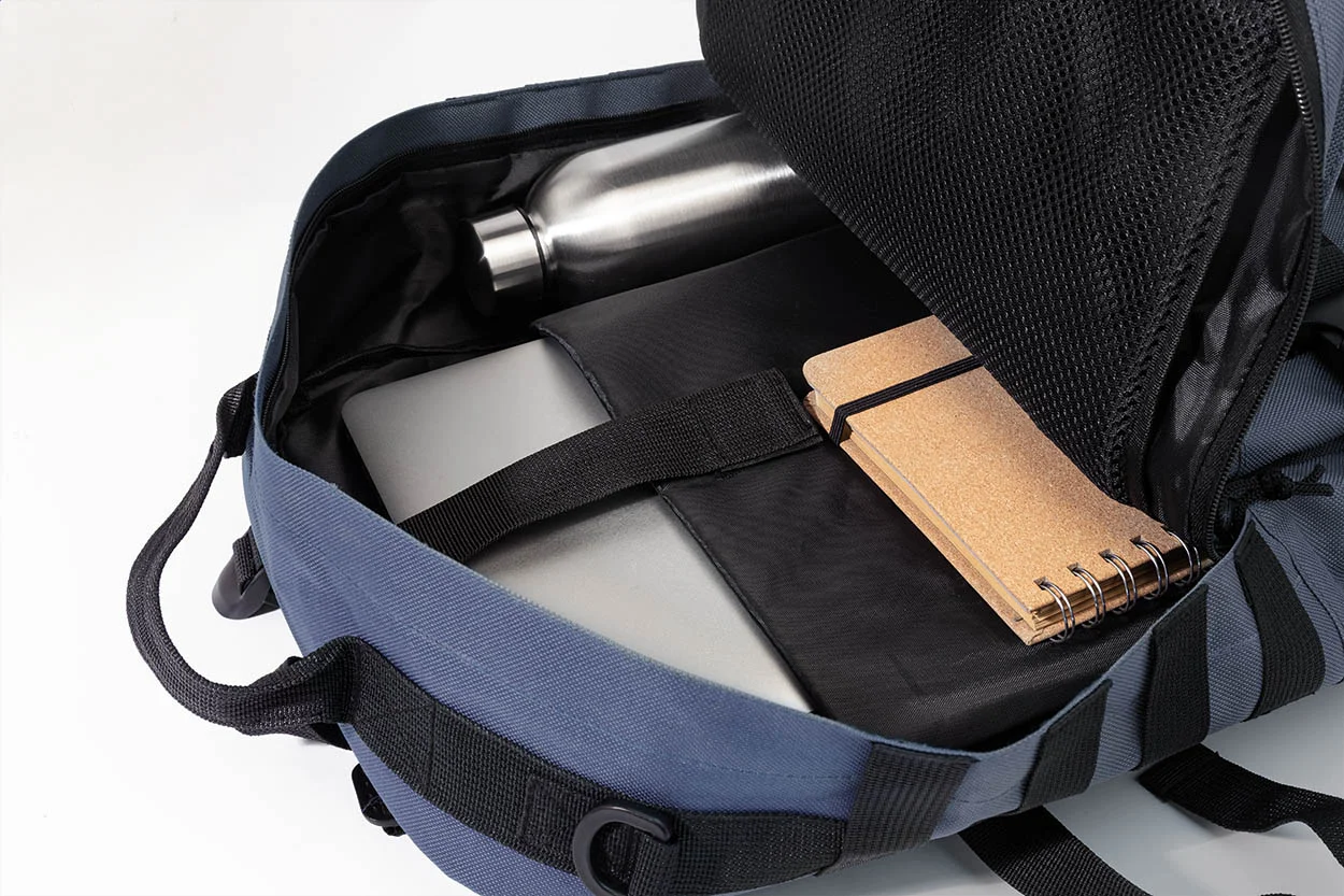 Outdoor-Rucksack Tactbak aus RPET, dunkelblau – Bild 7