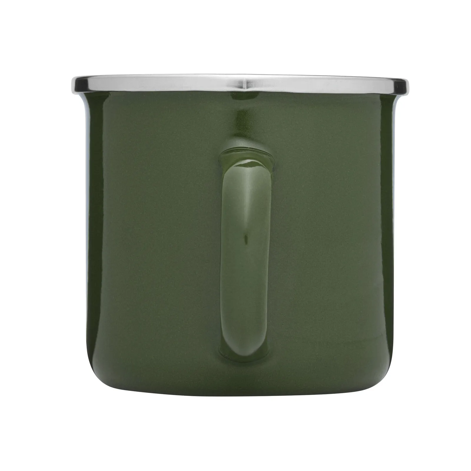 VINTAGE CUP - Emaille-Trinkbecher, grün – Bild 3