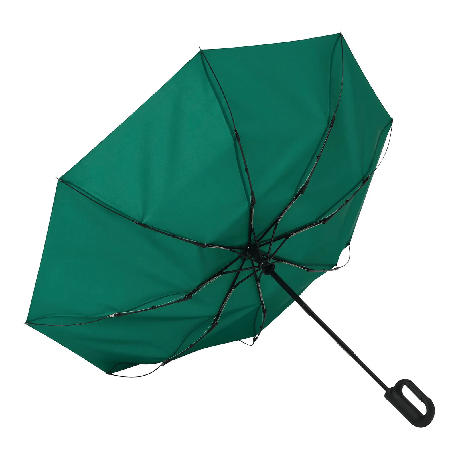 SCIROCCO - Vollautomatischer Windproof-Taschenschirm, dunkelgrün – Bild 7