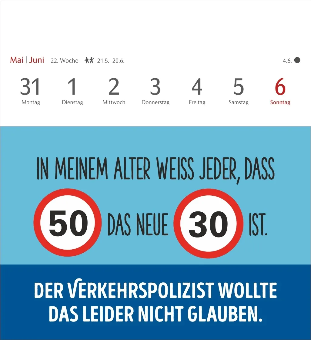 Der fette Vogel bricht den Ast Postkartenkalender 2027 – Bild 4