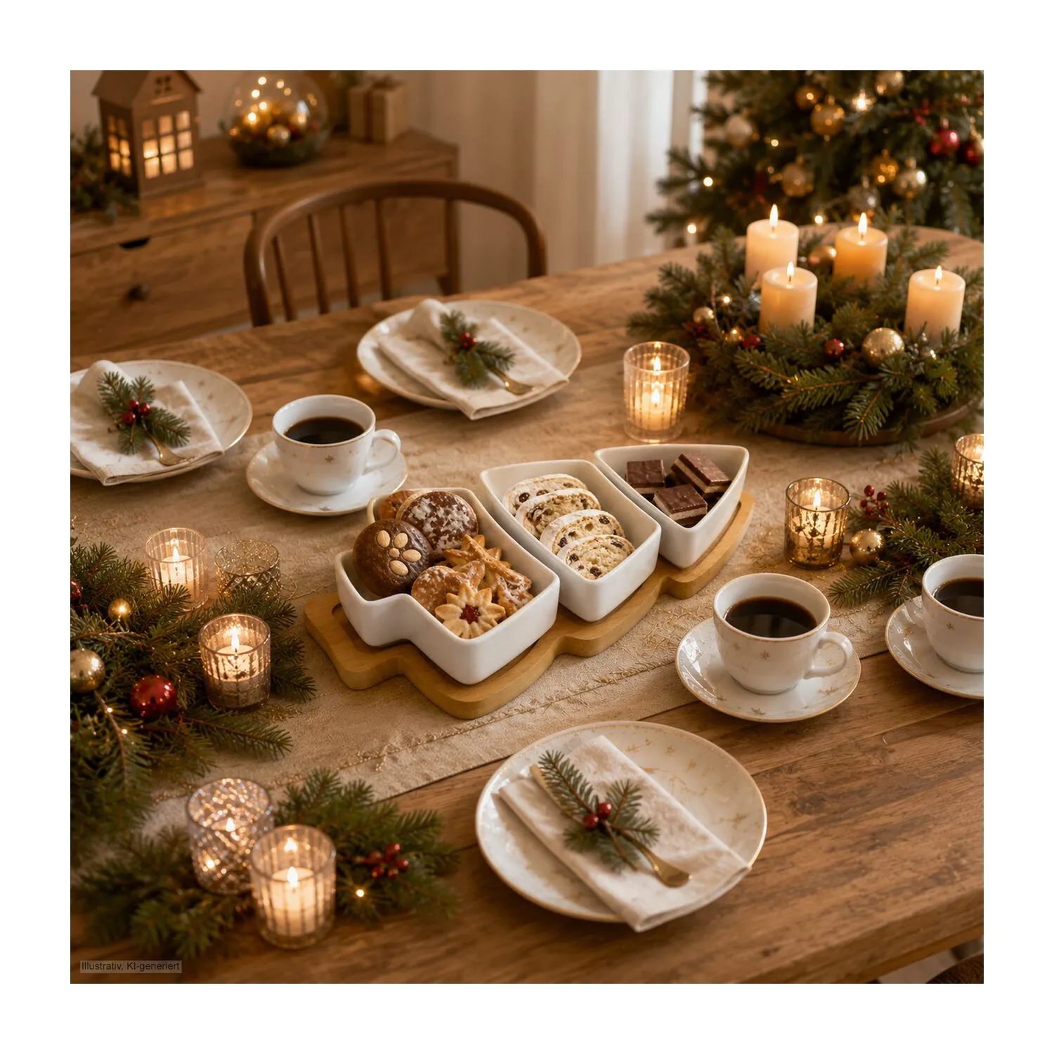 Geschenkset / Präsenteset: Süßer Weihnachtsbaum, rot – Bild 8