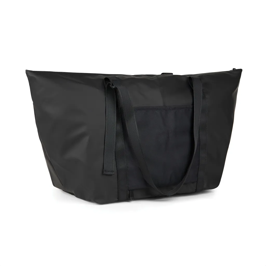 VINGA Livorno Wochenendtasche aus GRS recyceltem Polyester, schwarz – Bild 3
