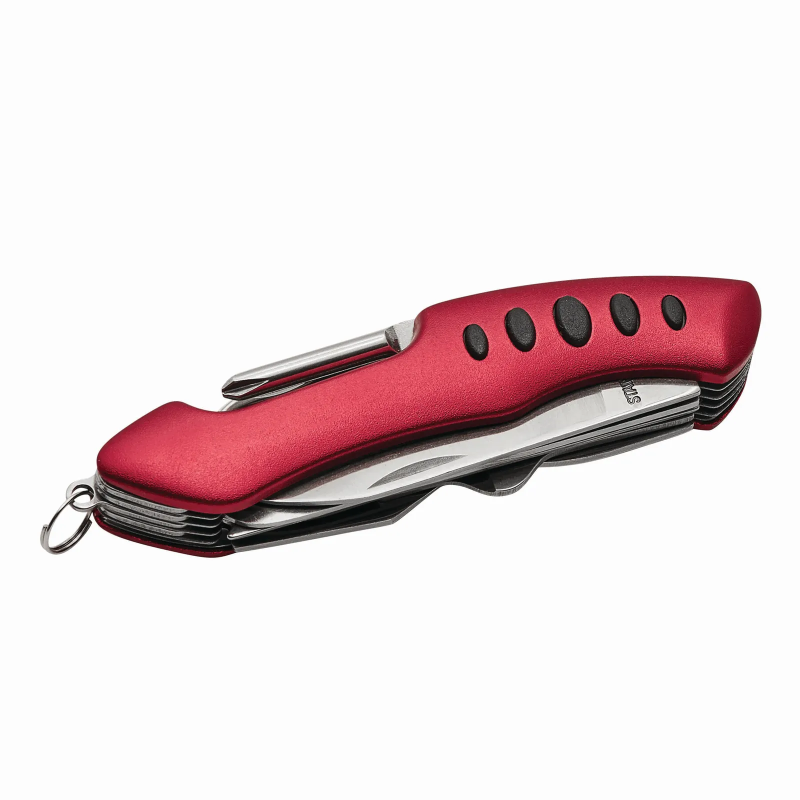 BIG R. - Taschenmesser rot, silber