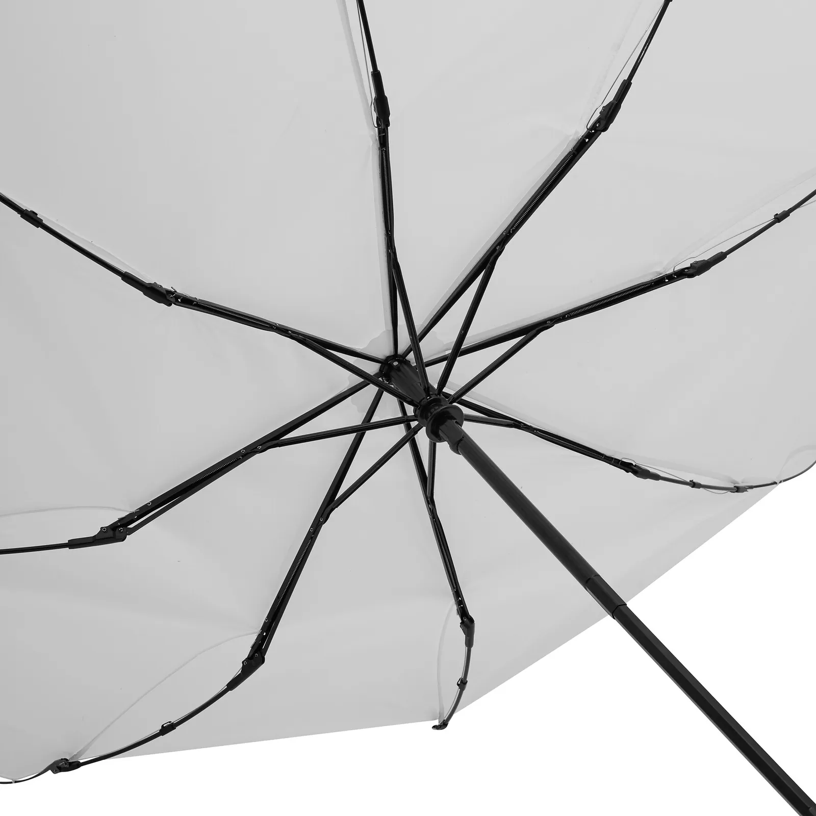 MISTRAL Umbrella, Vollautomatischer Windproof-Taschenschirm, weiß – Bild 8
