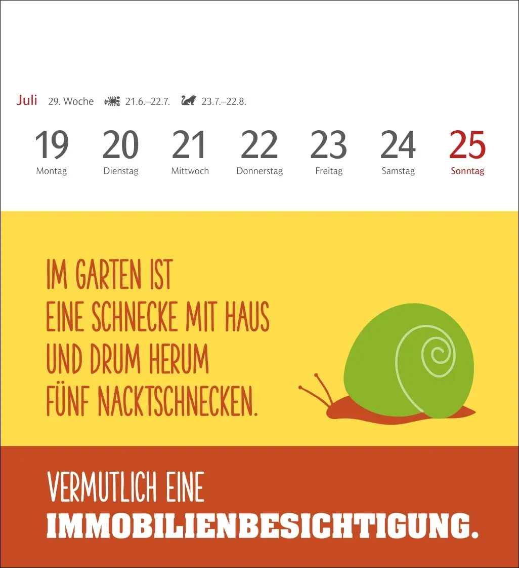 Der fette Vogel bricht den Ast Postkartenkalender 2027 – Bild 11