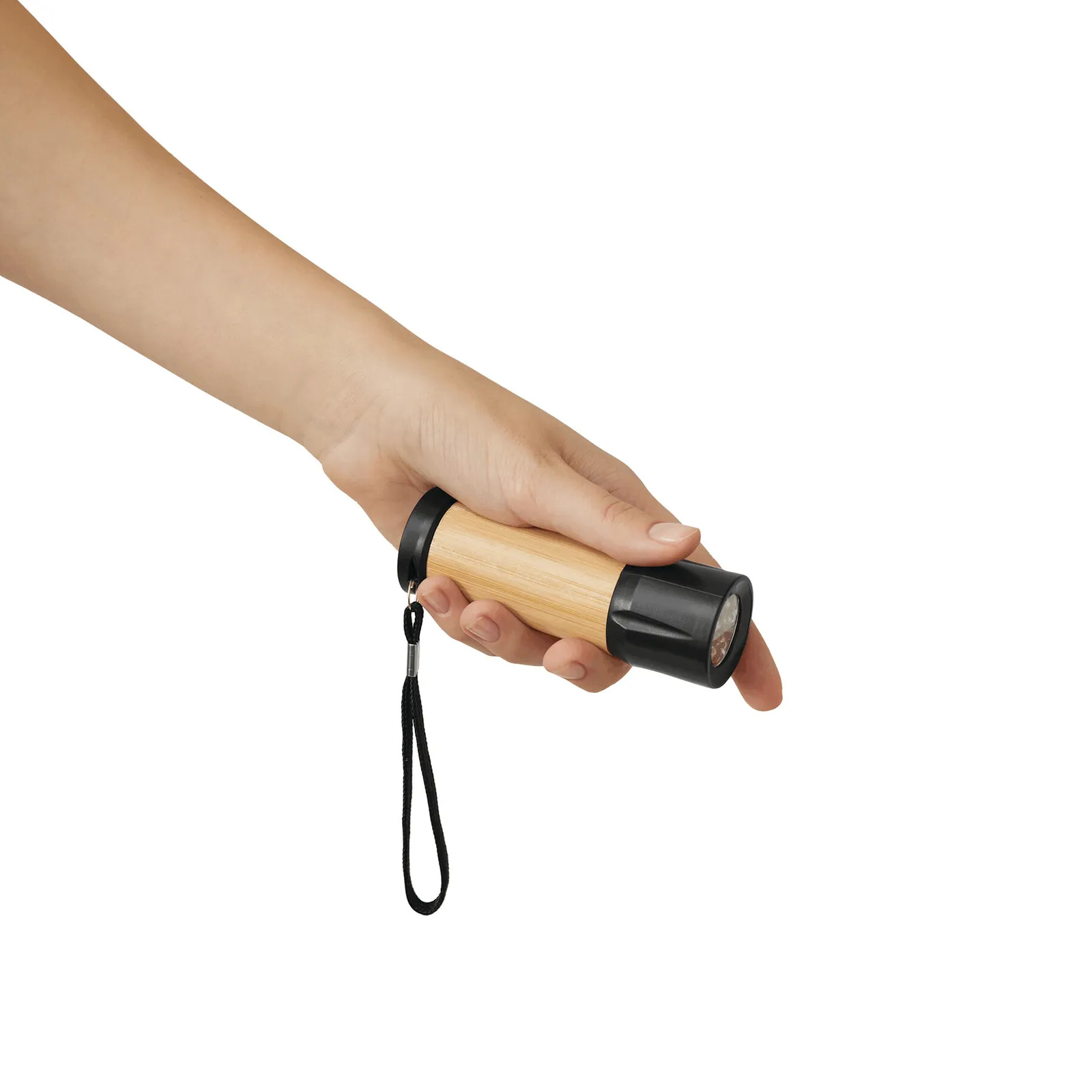 BAMBOO SHINE - LED Taschenlampe braun, schwarz, braun, schwarz – Bild 5