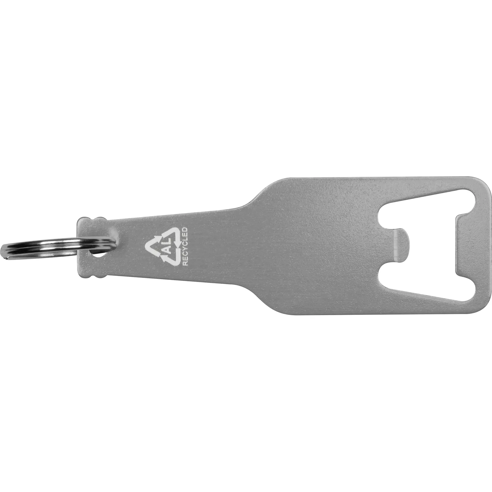 Flaschenöffner aus recyceltem Aluminium Malmö, grau – Bild 2