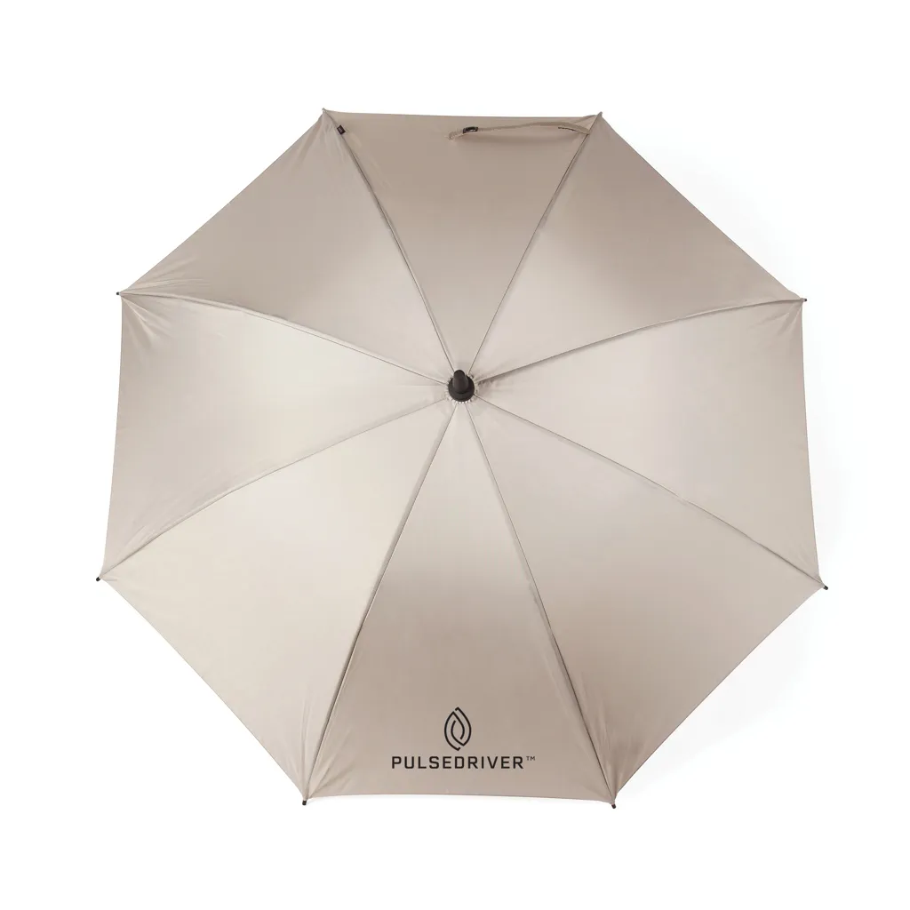 VINGA Baltimore AWARE™ RPET 23“ Regenschirm, greige – Bild 4