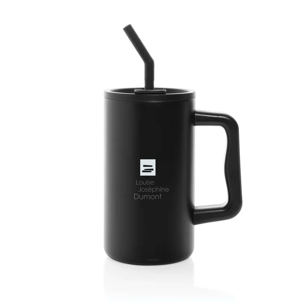 Cube Becher aus RCS recyceltem Stahl 800ml, schwarz – Bild 16