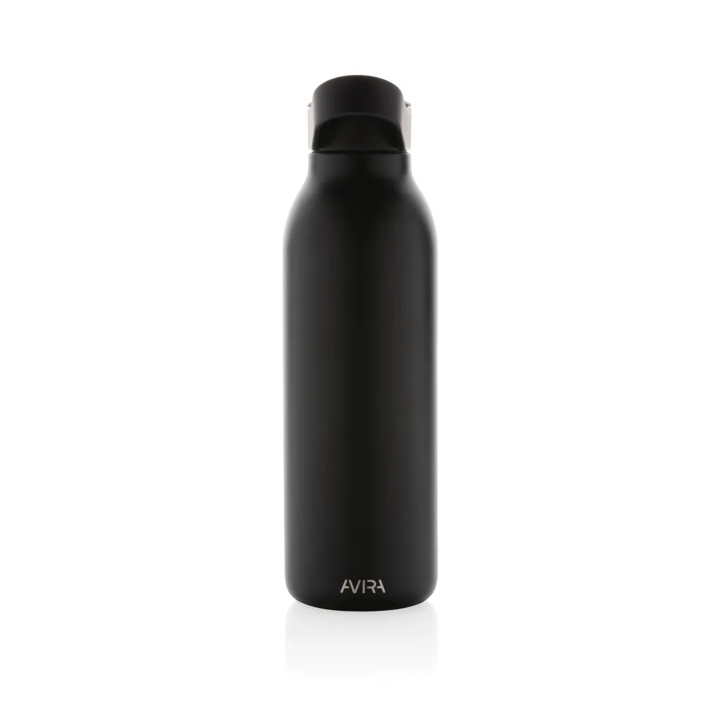 Avira Ara RCS Re-Steel Fliptop Wasserflasche 500ml, schwarz – Bild 3