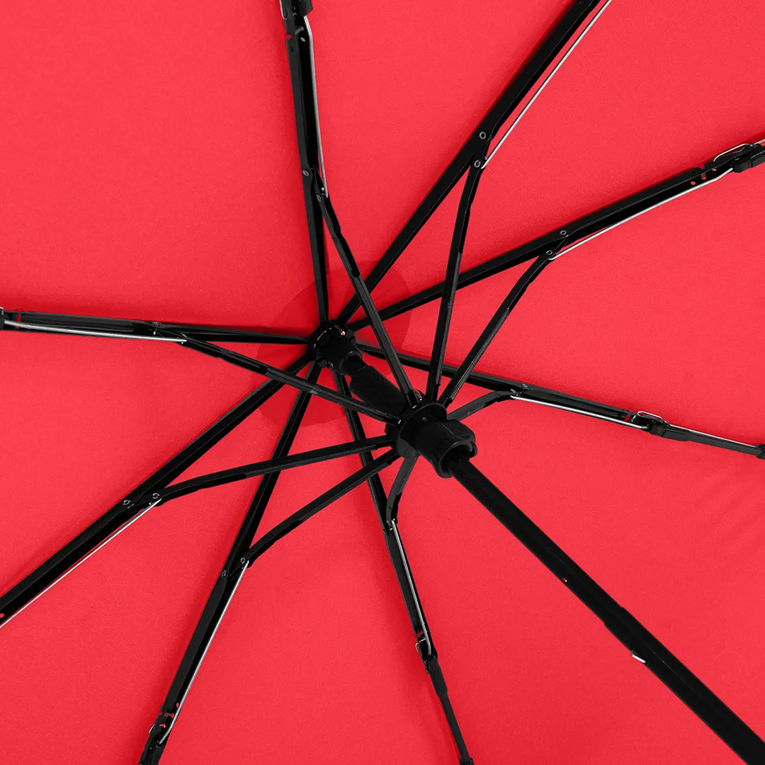Taschenschirm ÖkoBrella, Ø 98 cm, Länge 26,5 cm, rot wS – Bild 4