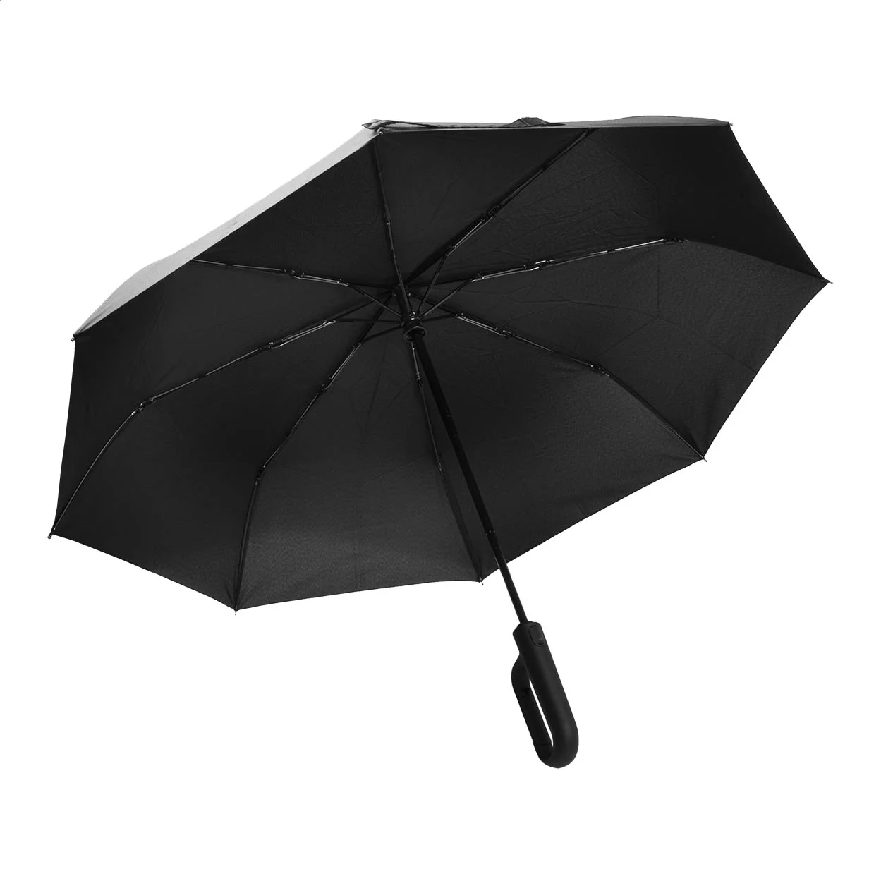 RPET Taschenschirm Carabell, schwarz – Bild 2
