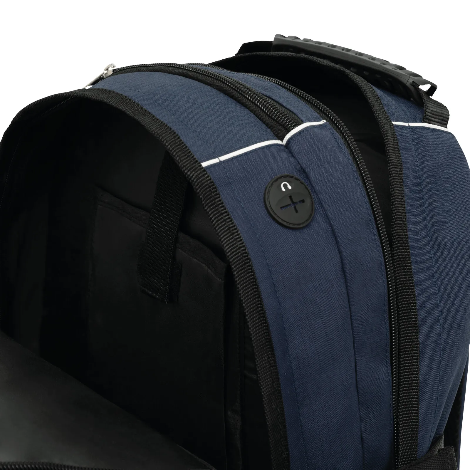 HYPE - Rucksack, blau, schwarz – Bild 6