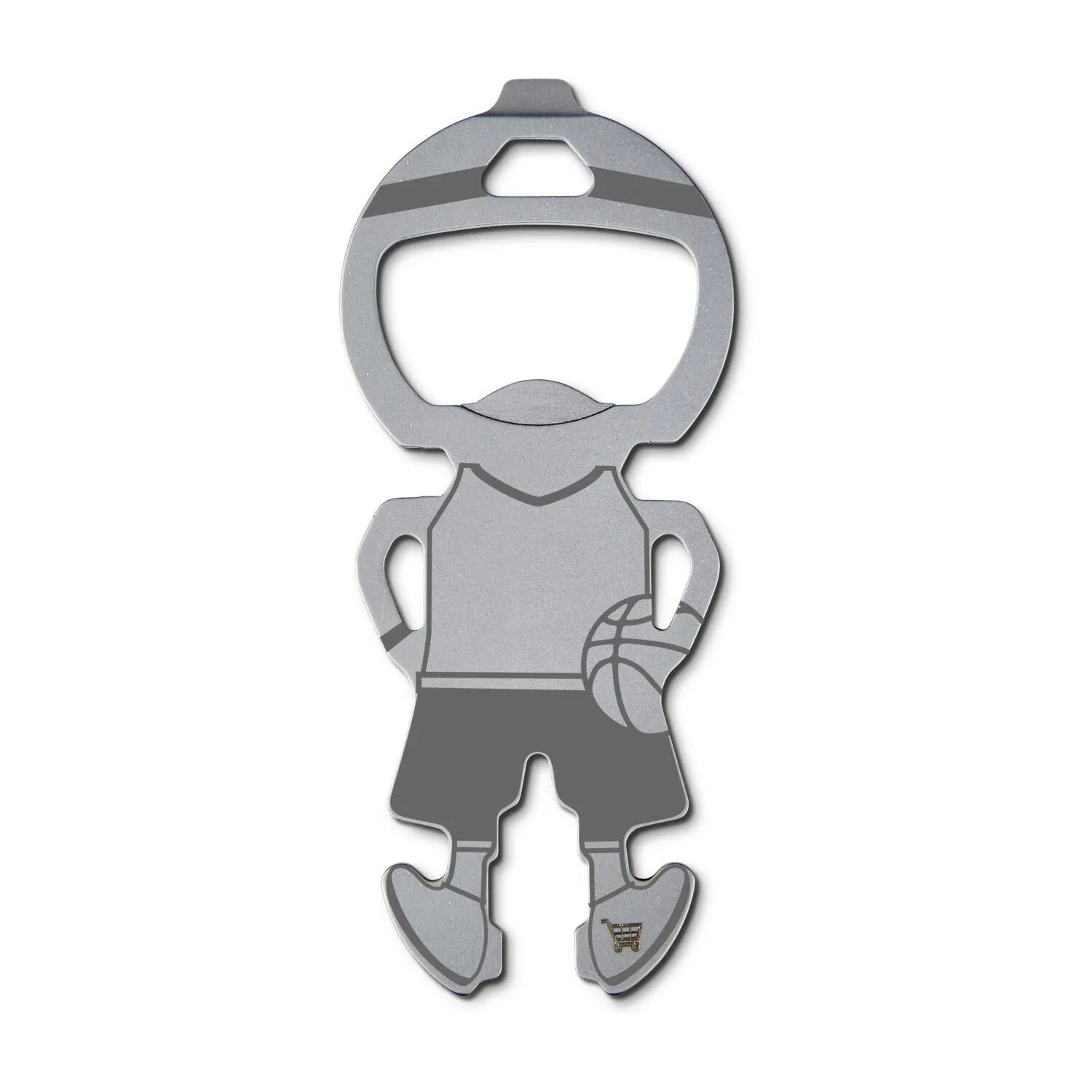 ROMINOX® Best Buddy Friend // Basketball Player, silber – Bild 5