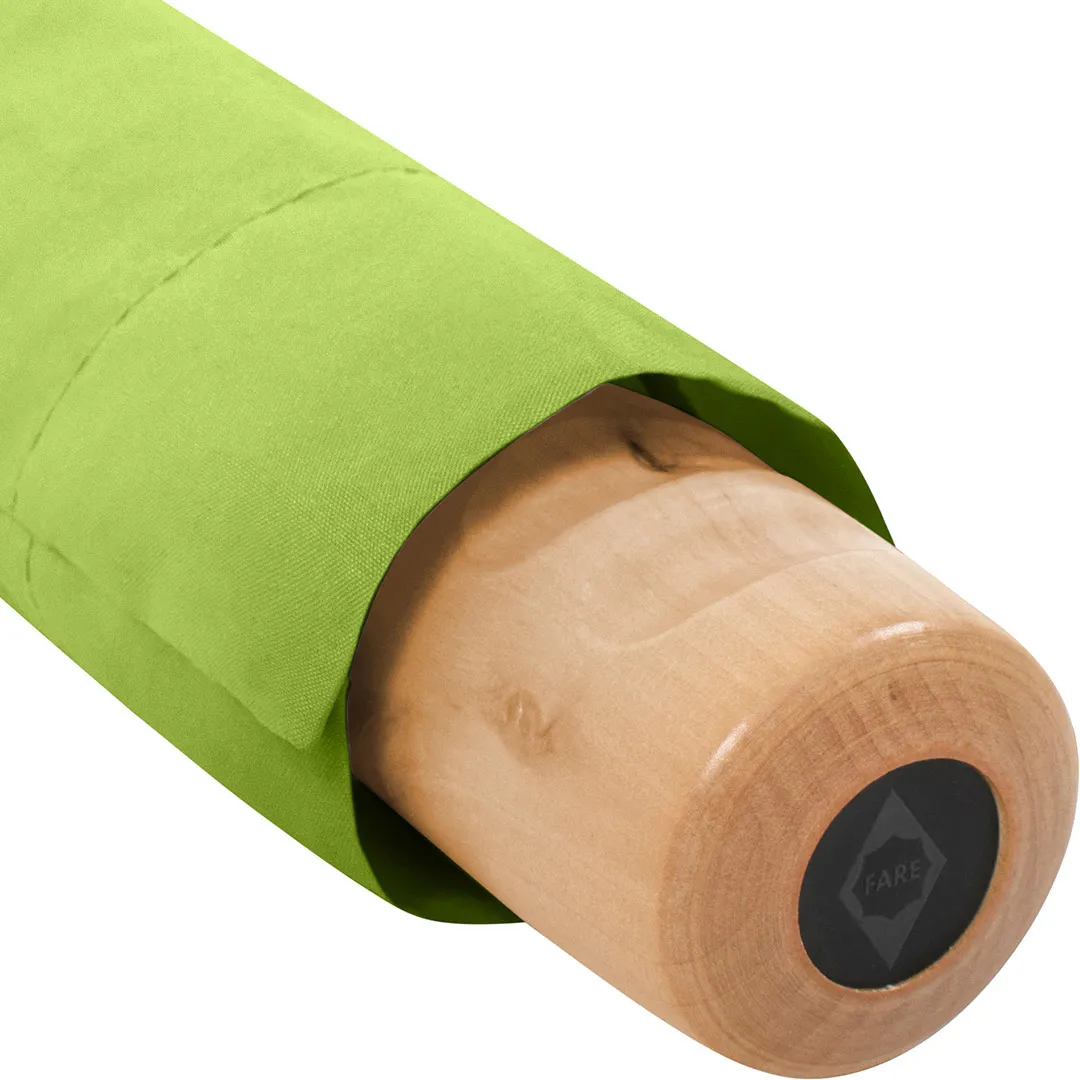 Taschenschirm ÖkoBrella, Ø 98 cm, Länge 26,5 cm, limette wS – Bild 6