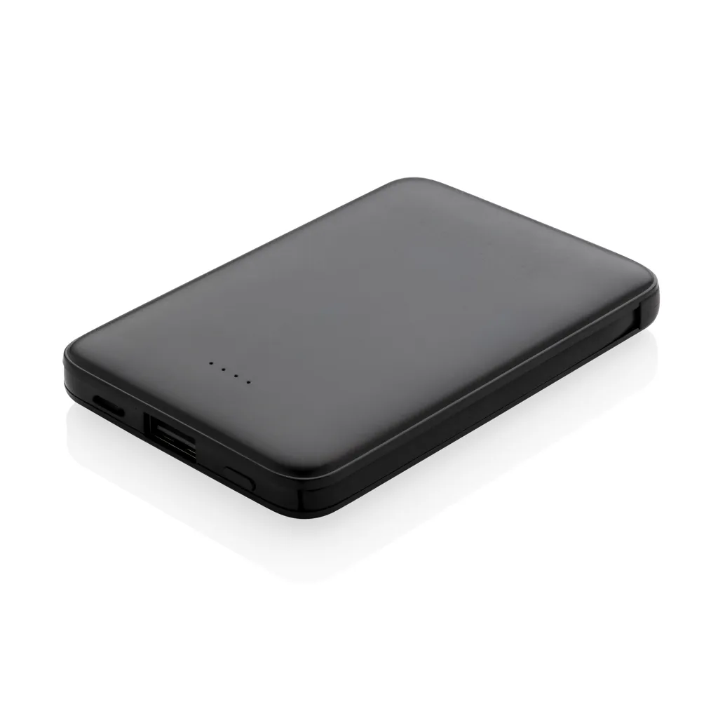 5.000 mAh Powerbank mit integriertem Kabel, schwarz – Bild 5