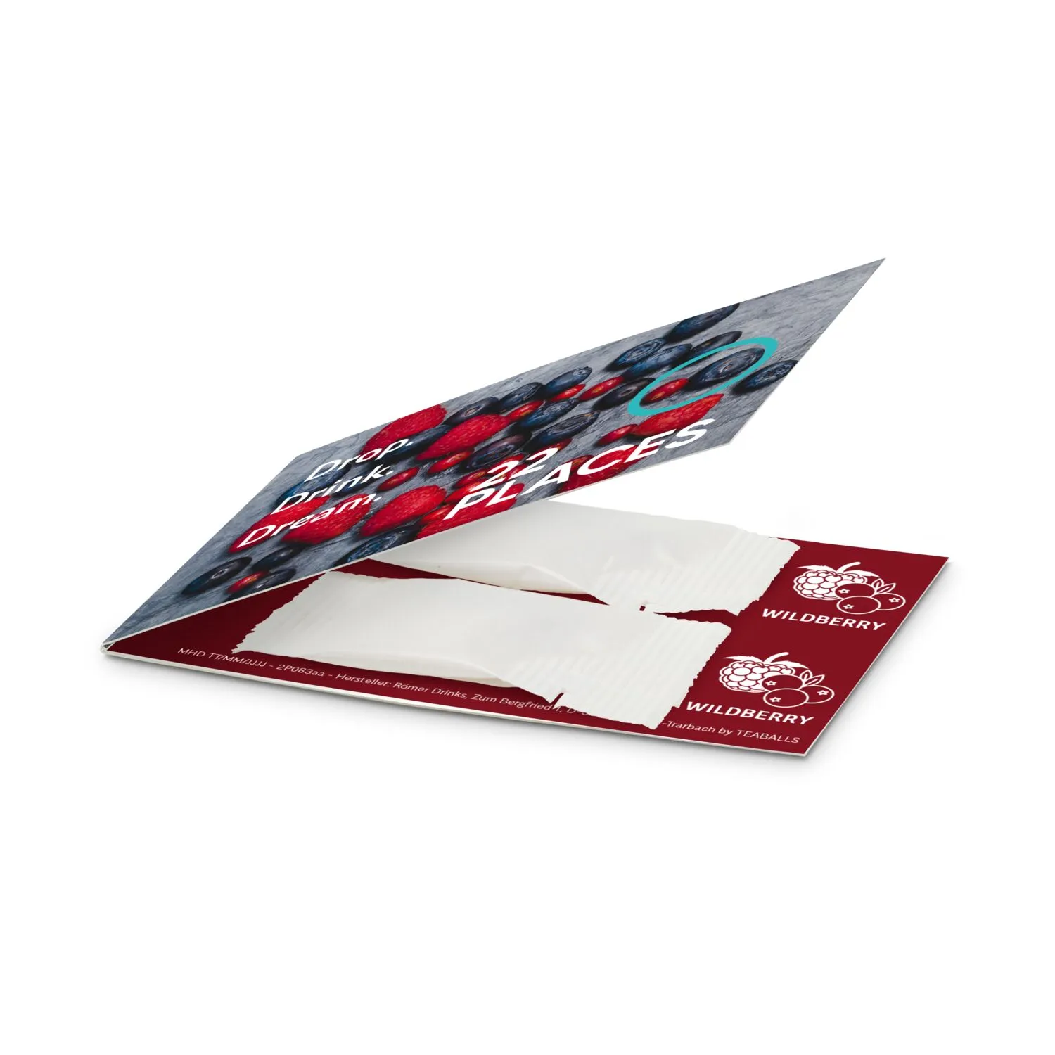 Promo Drops - 2 Sachets (2x 6-8 Drops Ihrer Wunschsorte für ein Erfrischungsgetränk mit bis zu 1 L), gold – Bild 2