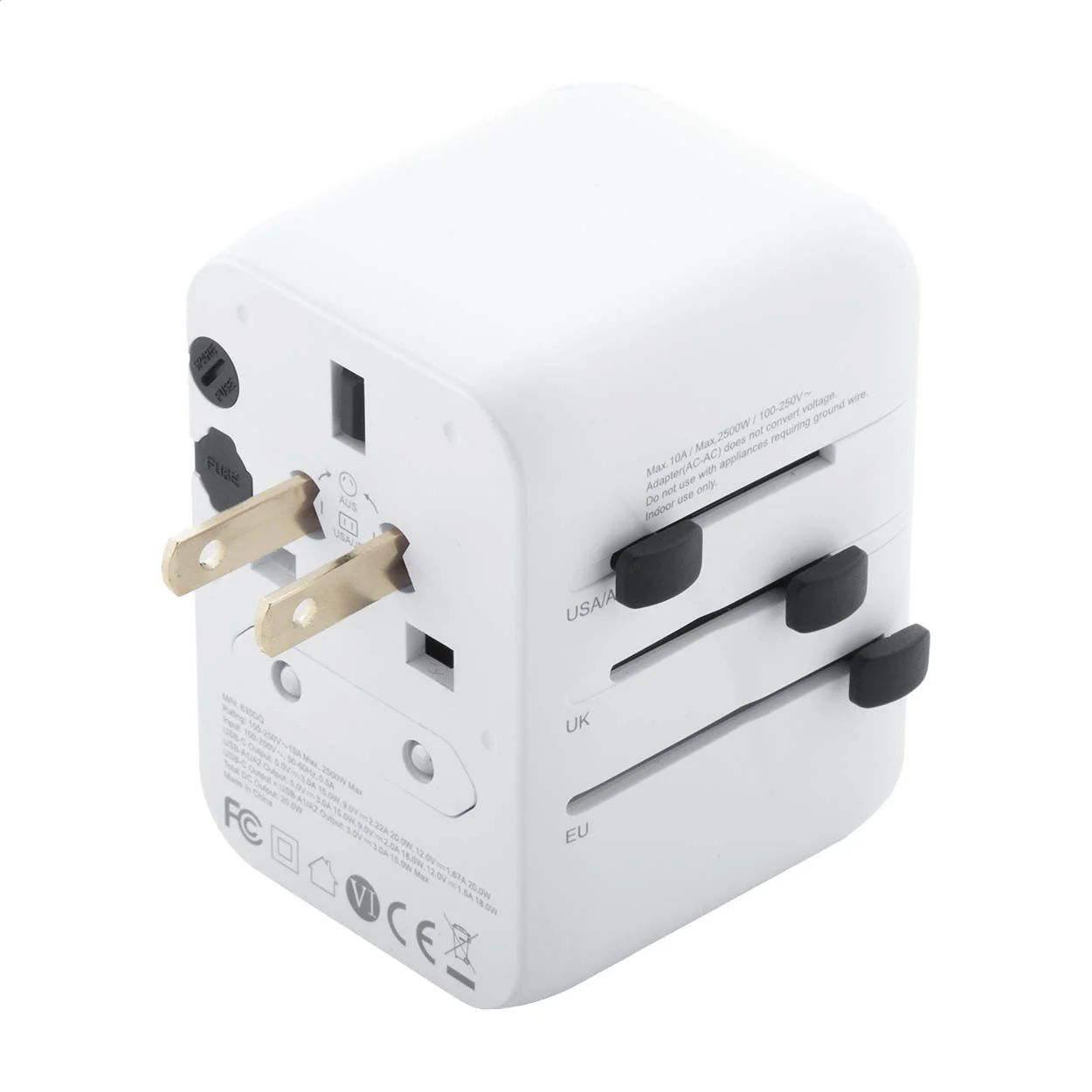 Reiseadapter Jetsetter Plus, weiß – Bild 5
