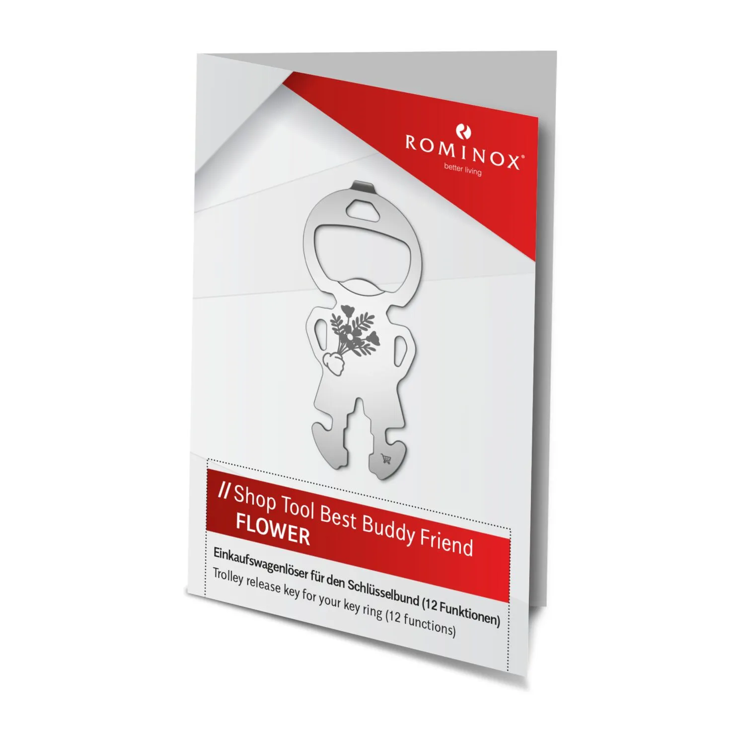 ROMINOX® Best Buddy Friend // Flower, silber – Bild 4