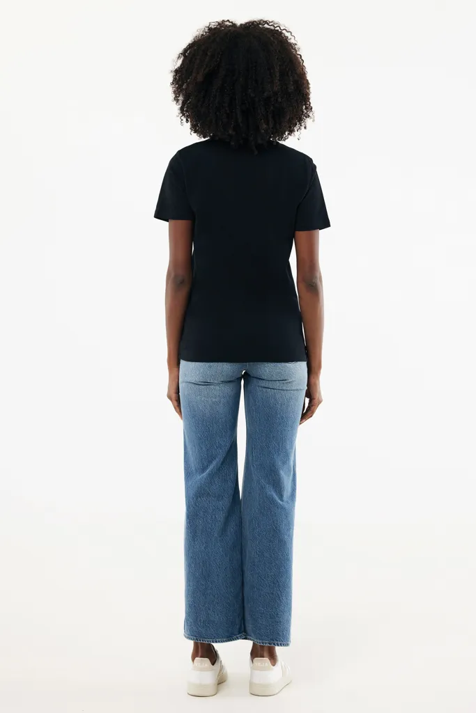 IQONIQ Brett T-Shirt aus recycelter Baumwolle, schwarz – Bild 7