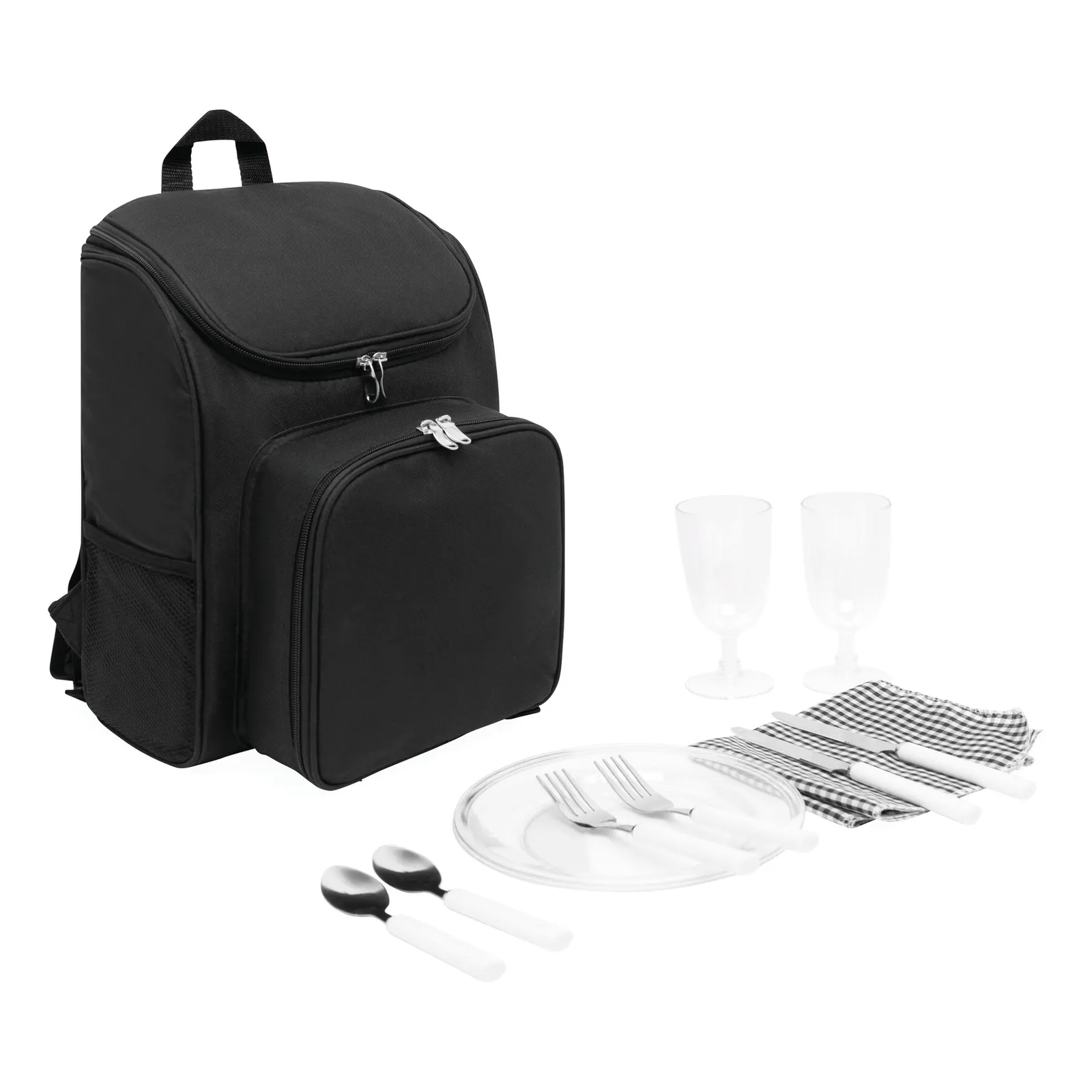 OUTSIDE - Picknick-Rucksack, schwarz – Bild 7