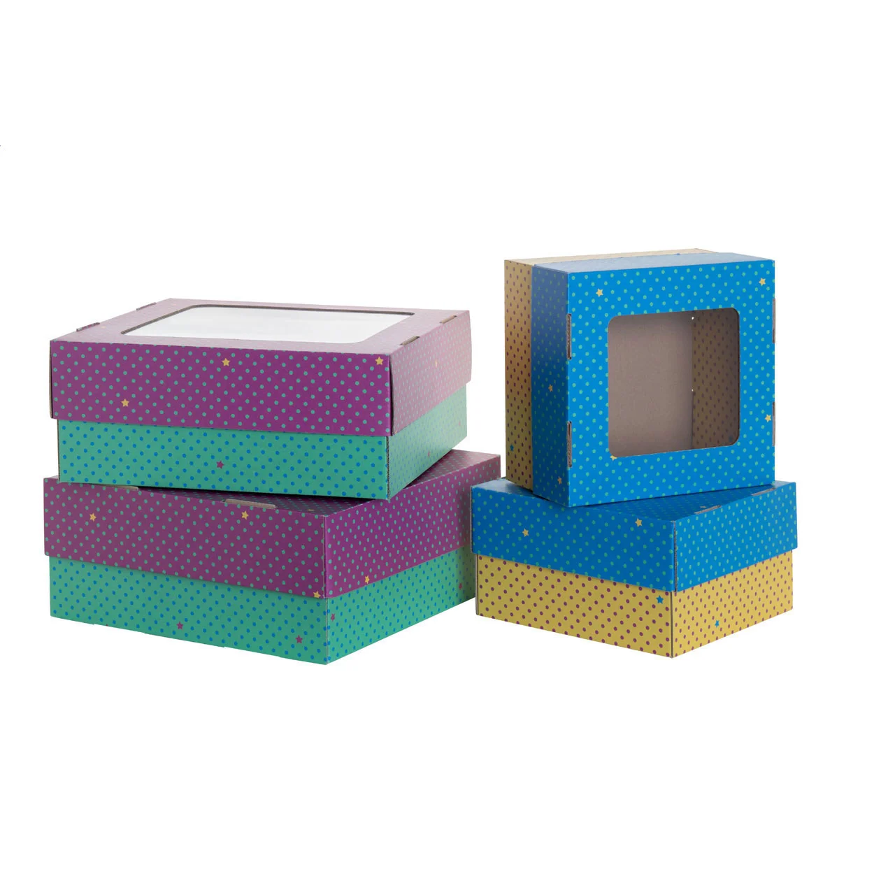 Geschenkbox CreaBox Gift Box Window S, weiß – Bild 2