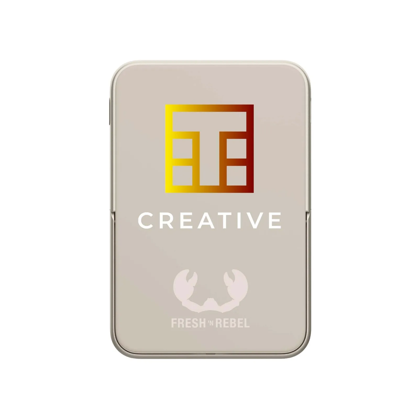 Fresh 'n Rebel Magnetische kabellose Powerbank 5000 mAh, Seidensand – Bild 9