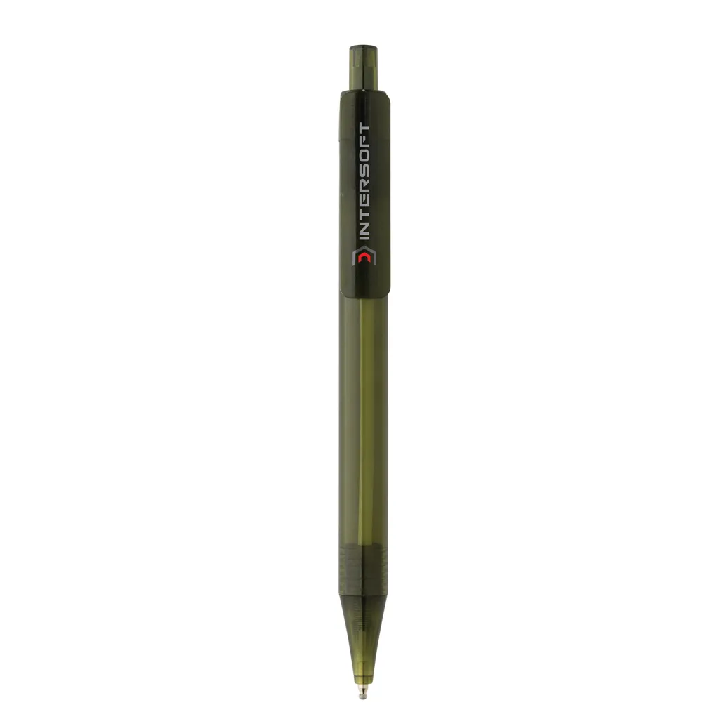 GRS rPET X8 transparenter Stift, grün – Bild 4