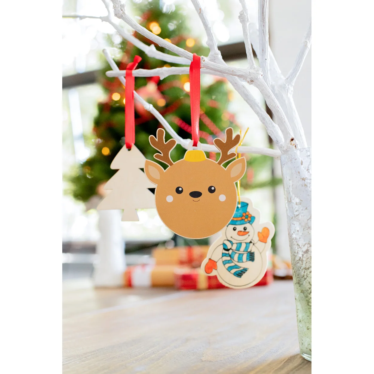 Weihnachtsbaumschmuck Skaland, Snowman, braun – Bild 6