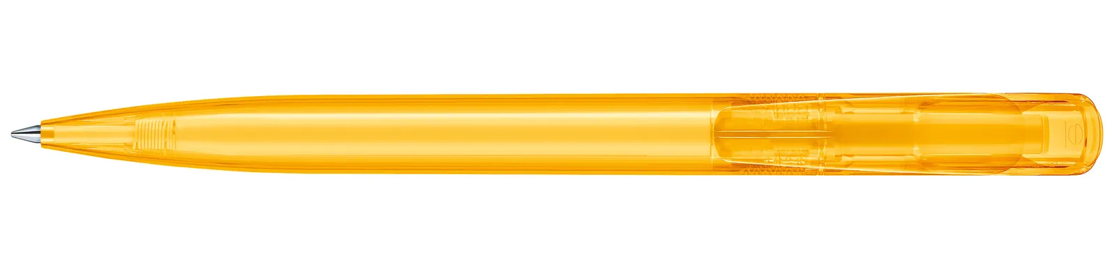 Challenger Clear Druckkugelschreiber, Gelb 7408 – Bild 3