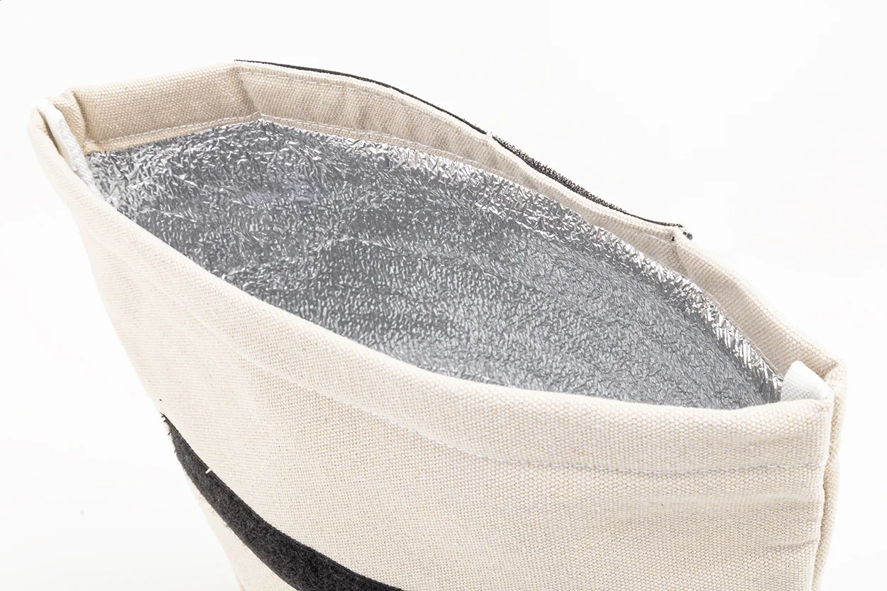 Rucksack Rekan Cool aus recyceltem Canvas, natur – Bild 5