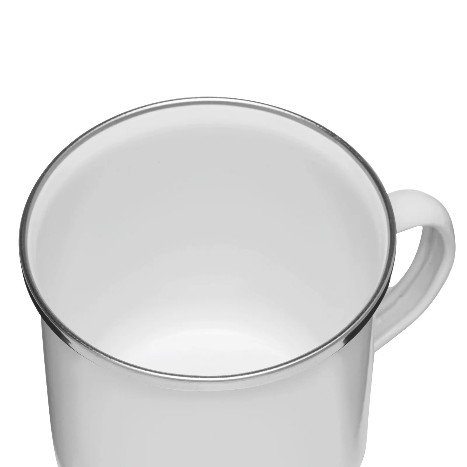 VINTAGE CUP - Emaille-Trinkbecher, weiß – Bild 6