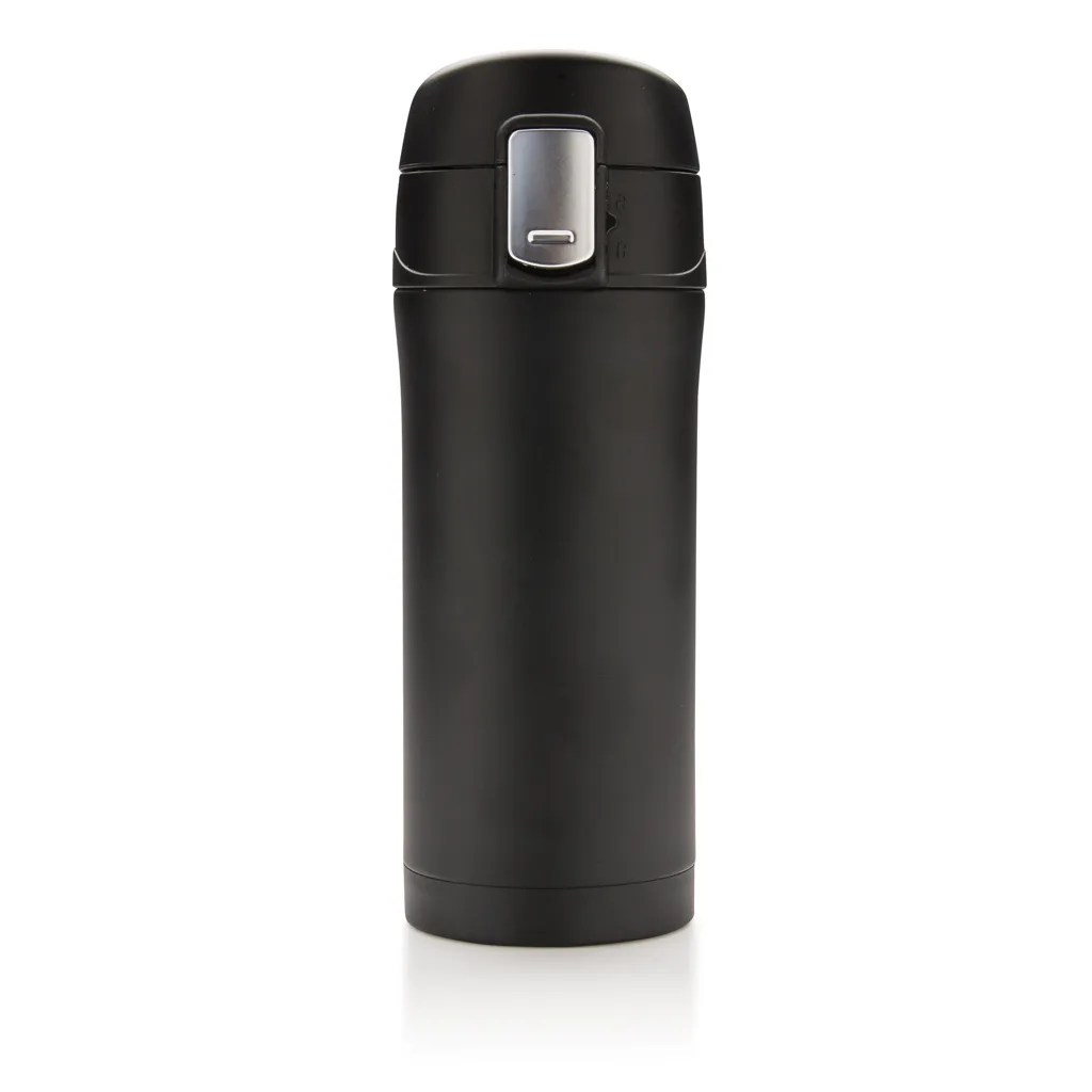 Easy-Lock Vakuum-Becher aus RCS recyceltem Stainless-Steel, schwarz – Bild 2