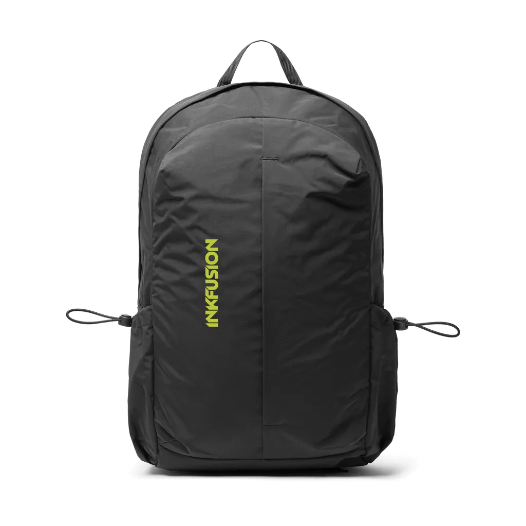 KENTO URBAN 15,6" Rucksack aus RCS  recyceltem Nylon, schwarz – Bild 5