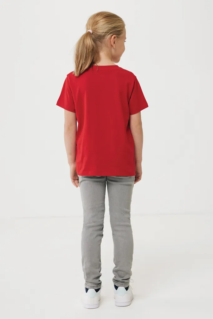 IQONIQ Koli Kids T-Shirt aus recycelter Baumwolle, rot – Bild 5