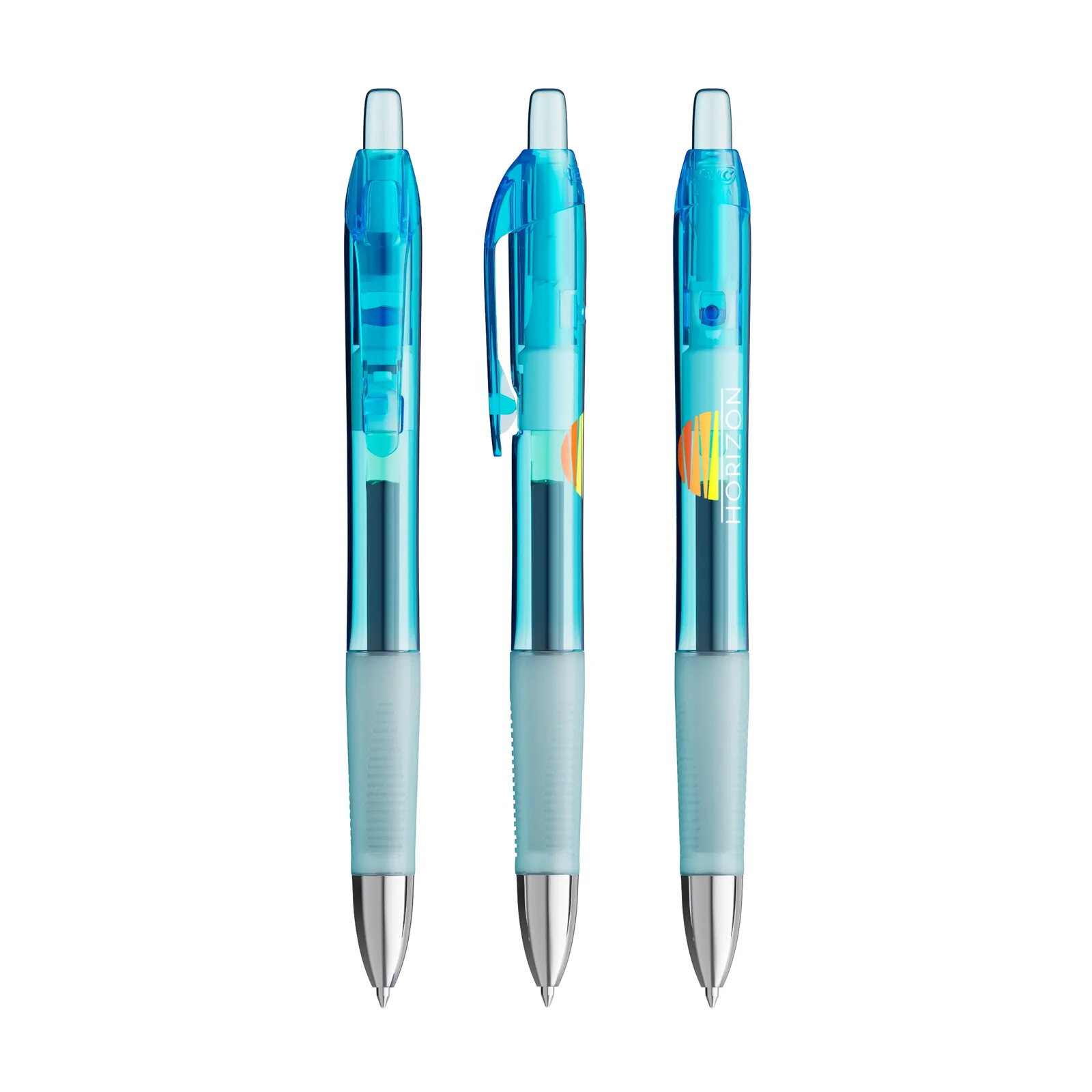 BIC® Intensity® Gel Clic, Klare Blaue / Schwarze Tinte – Bild 2