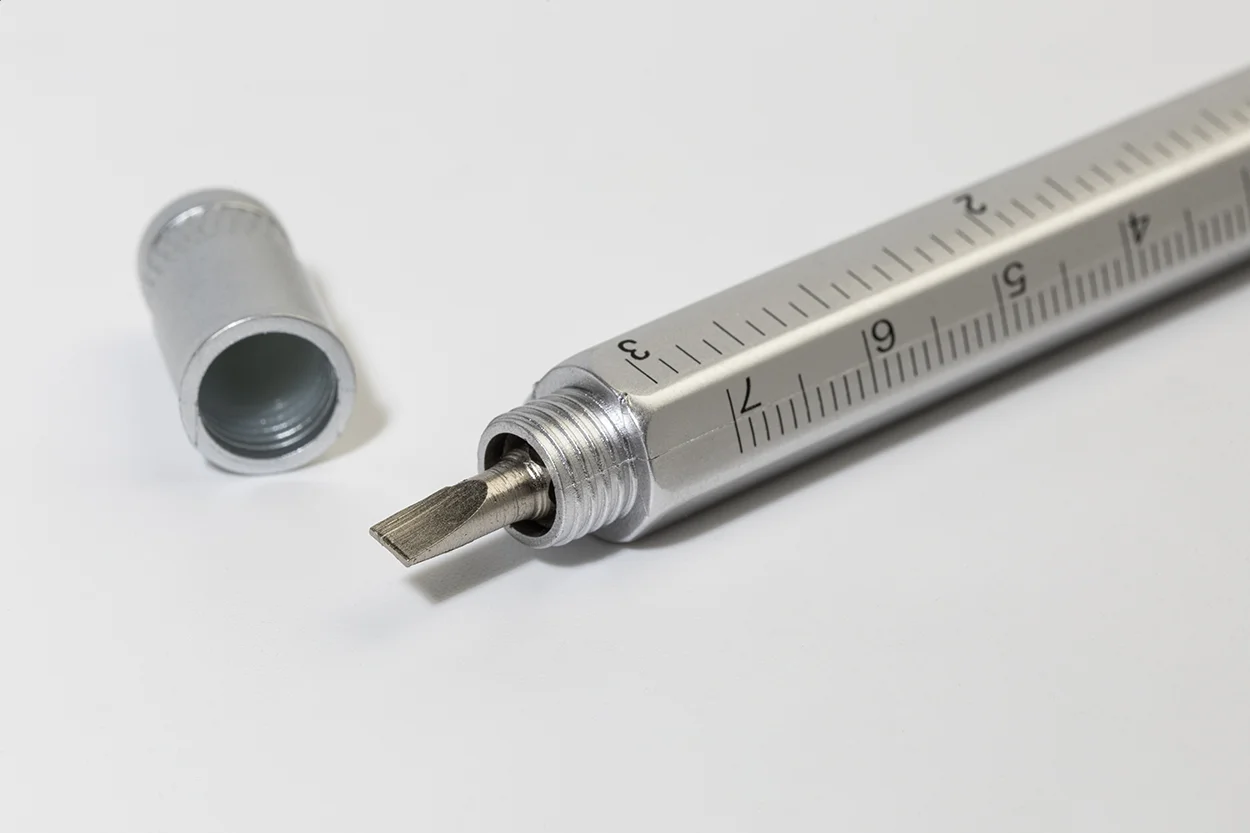 Kugelschreiber Fixpen, silber – Bild 2
