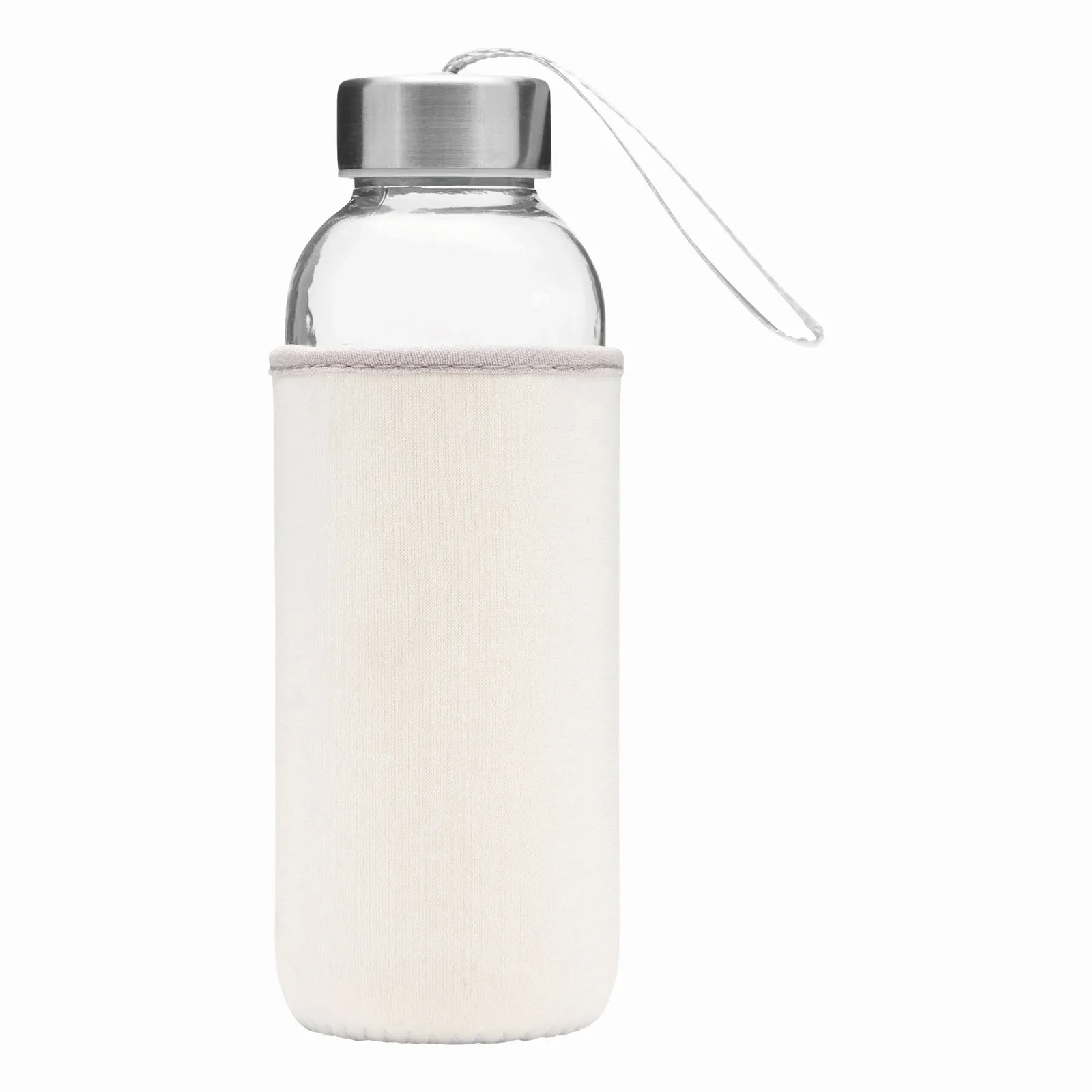 TAKE WELL - Glas-Flasche, transparent, weiß – Bild 2