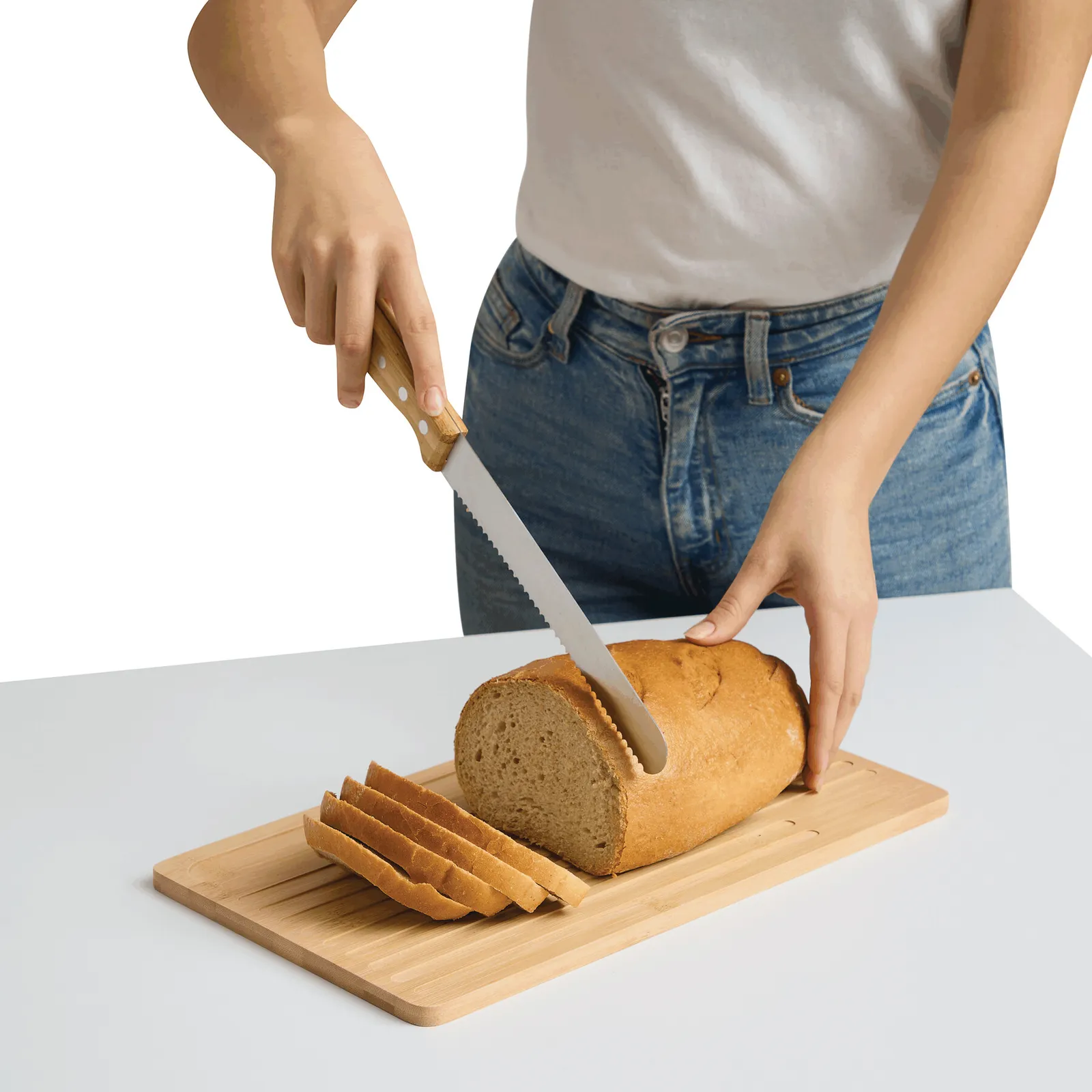 CRUMBS - Schneidebrett braun, braun – Bild 6