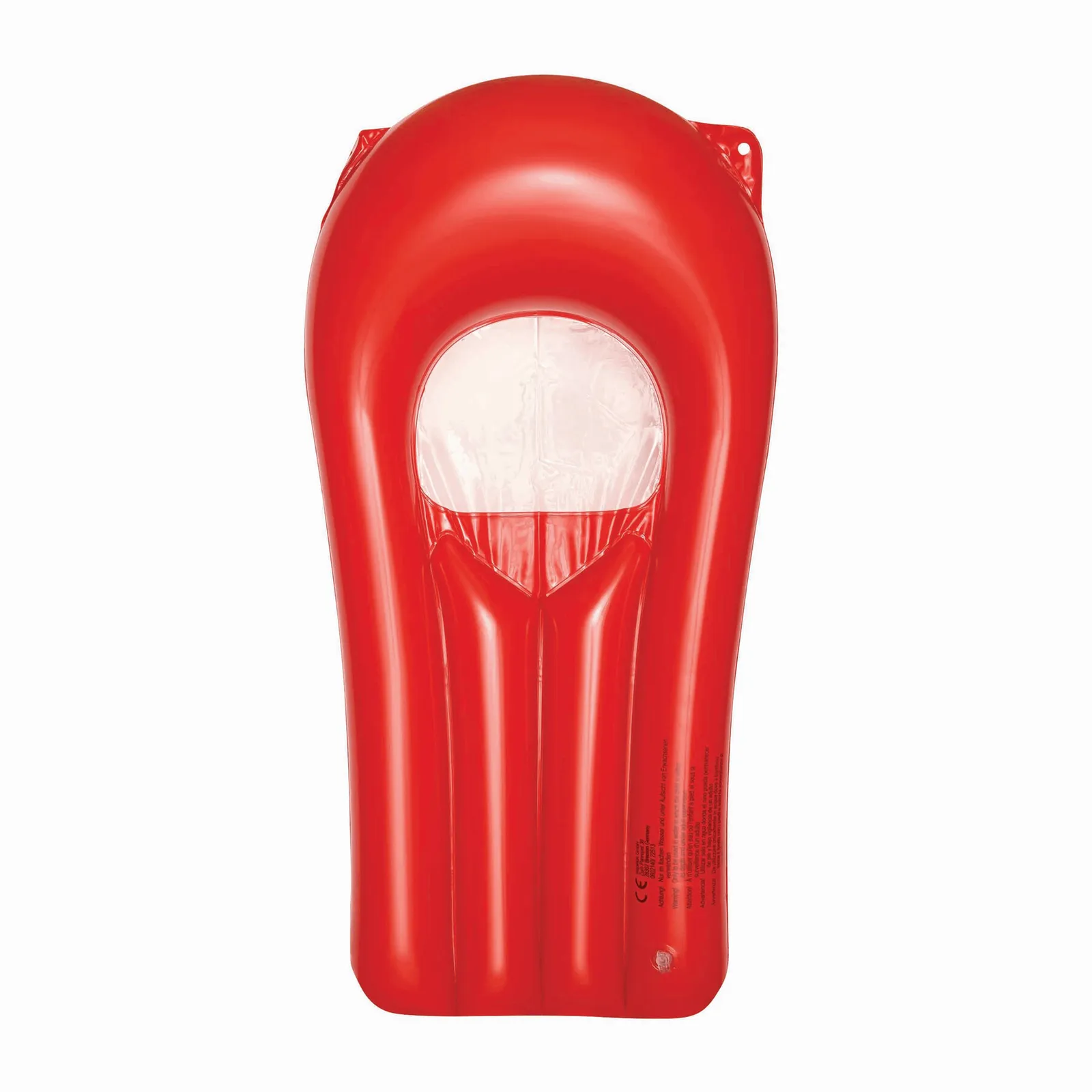 SPLASH - Aufblasbare Mini-Luftmatratze, rot – Bild 3