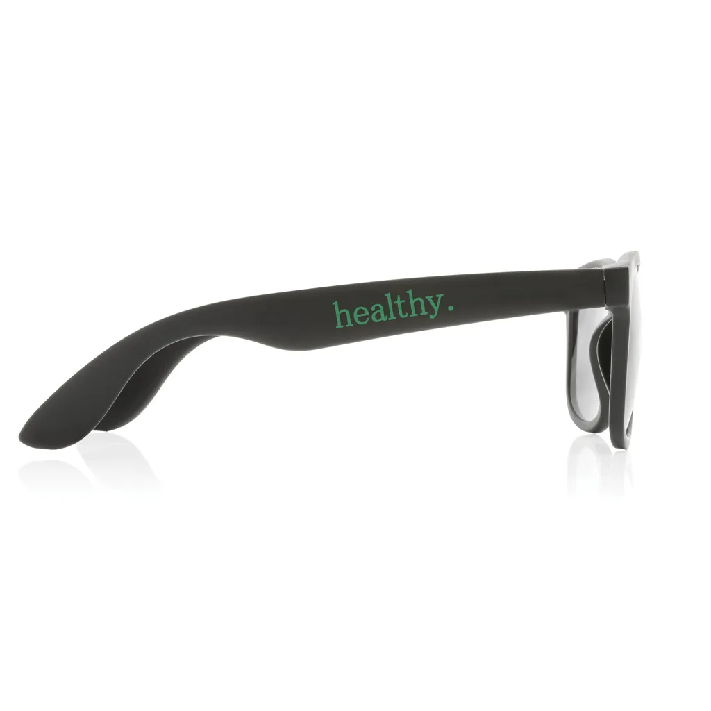 Sonnenbrille aus RCS recyceltem PP-Kunststoff, schwarz – Bild 3