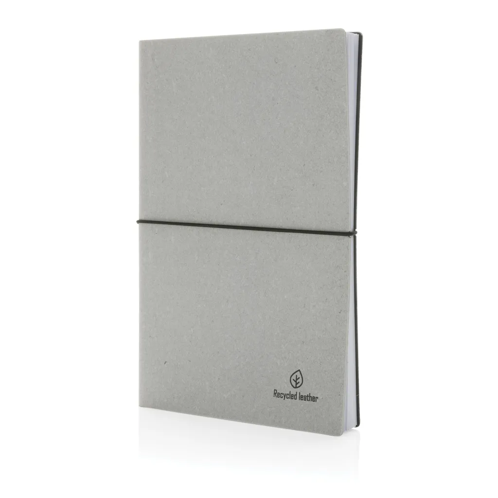 A5 Notizbuch aus GRS recyceltem Leder