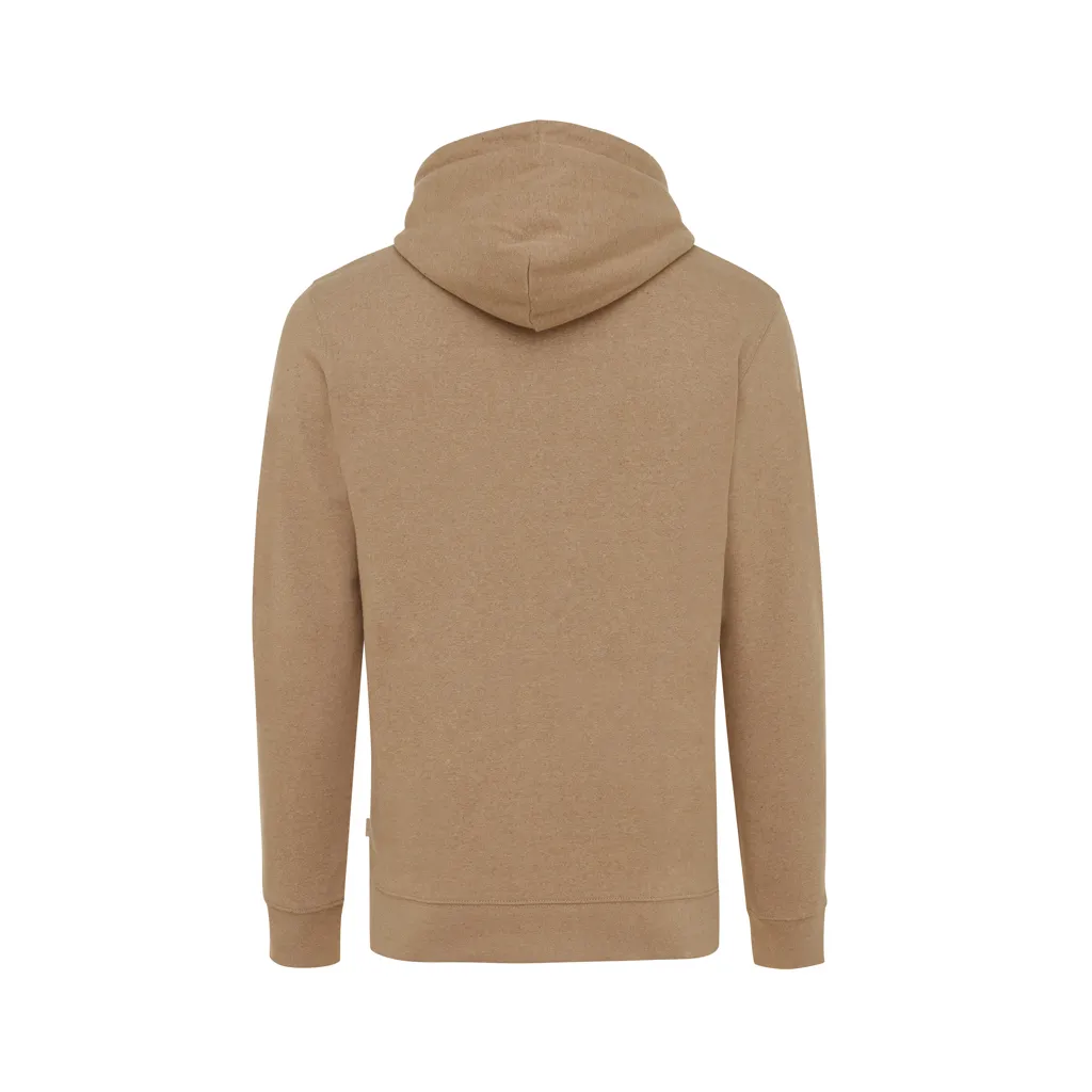 IQONIQ Torres ungefärbter Hoodie aus recycelter Baumwolle, heather brown – Bild 2