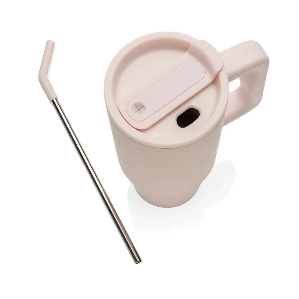 Embrace Deluxe Becher aus RCS recyceltem Edelstahl 900ml, rosa – Bild 3
