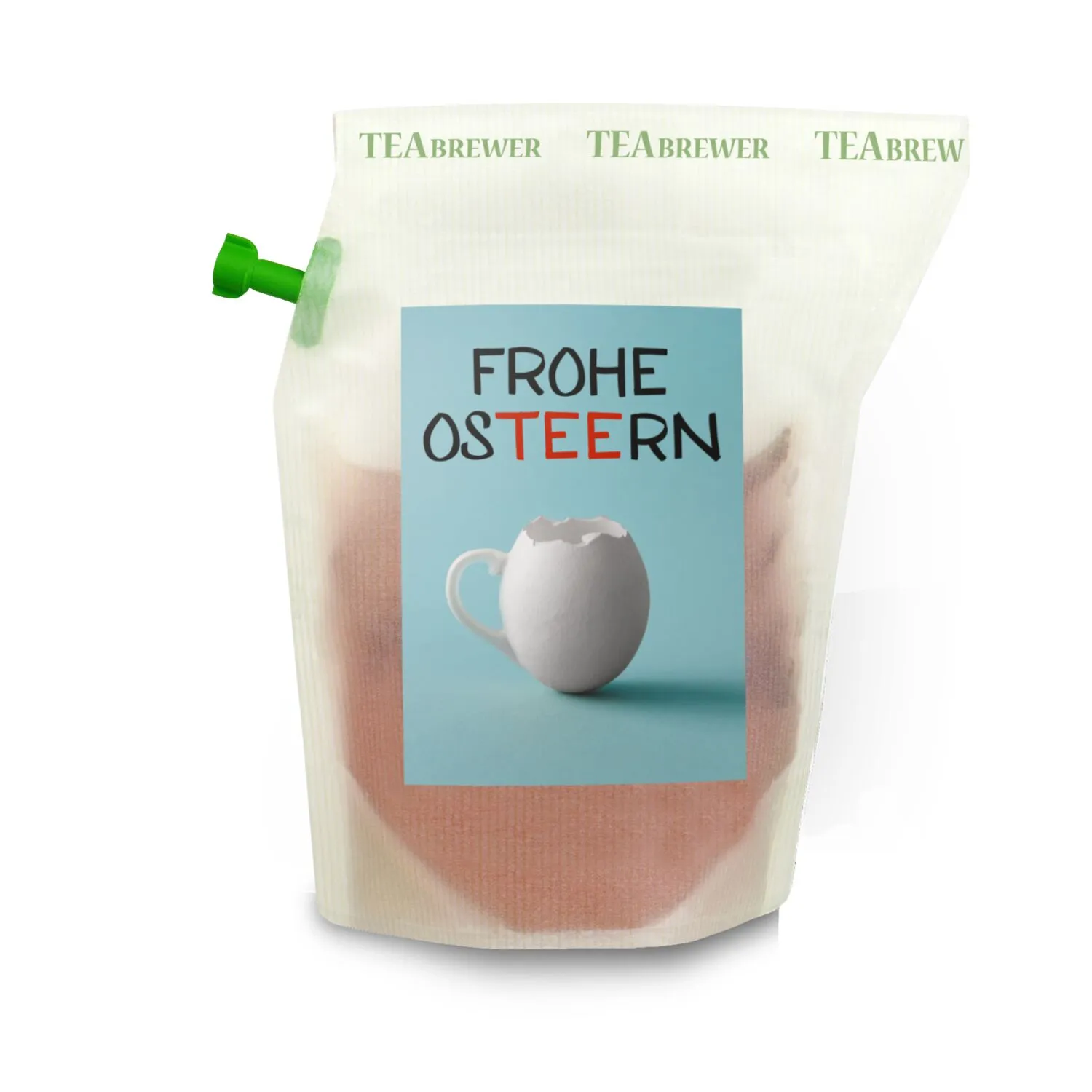 Geschenkartikel / Präsentartikel: Oster-Tee, Tasty Berry, weiß – Bild 2