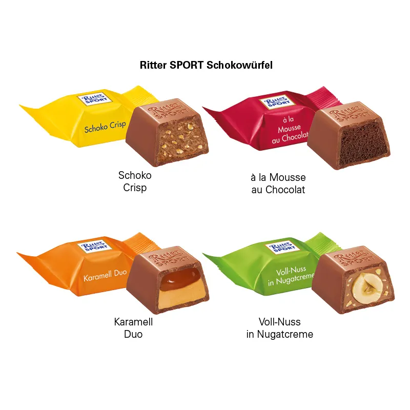 Standbodenbox, Ritter SPORT Schokowürfel Mousse au Chocolate – Bild 2