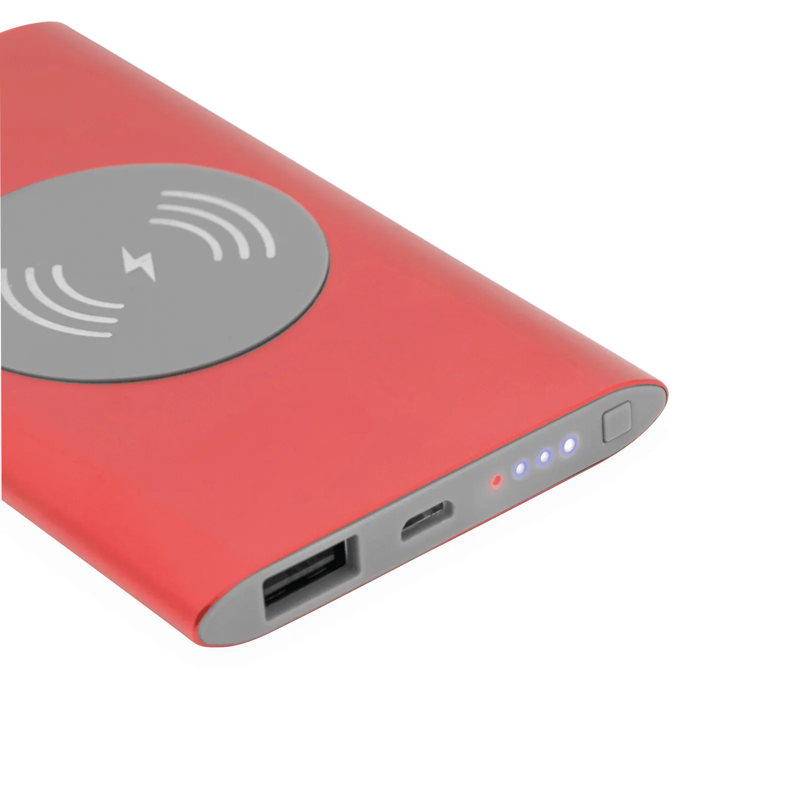 WIRELESS POWER - Powerbank rot, rot – Bild 7