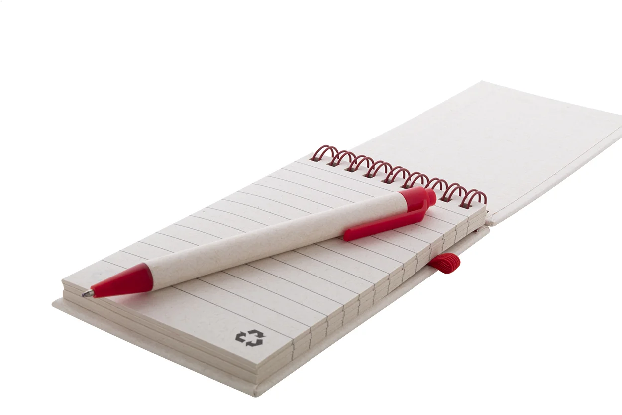 Notizblock Relact Jot aus Milchkarton, rot – Bild 5