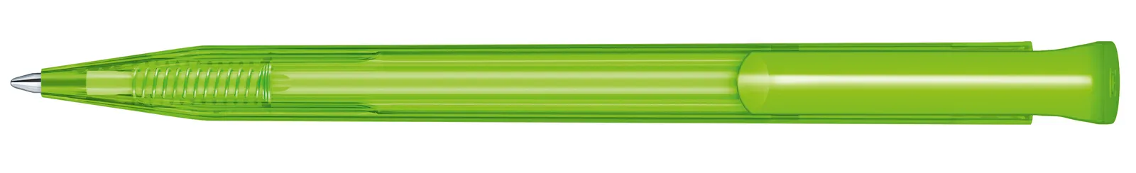 Super Hit Clear Druckkugelschreiber, Grün 376 – Bild 3