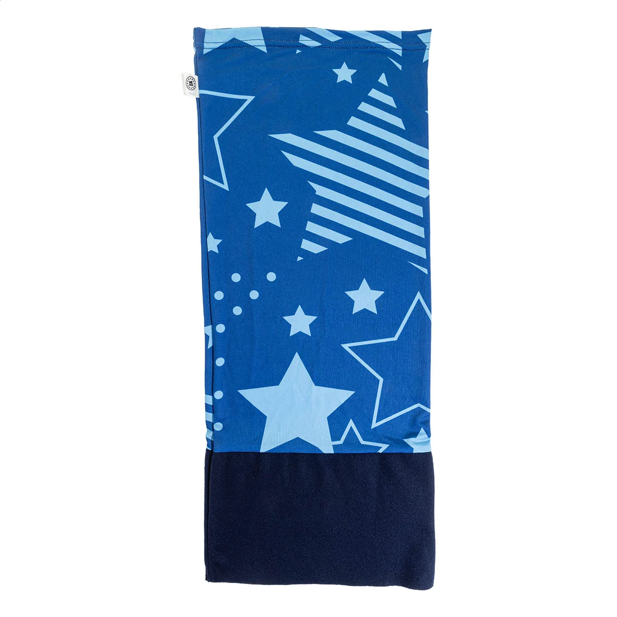 Individueller RPET Multifunktionsschalschal CreaScarf Winter, blau – Bild 4